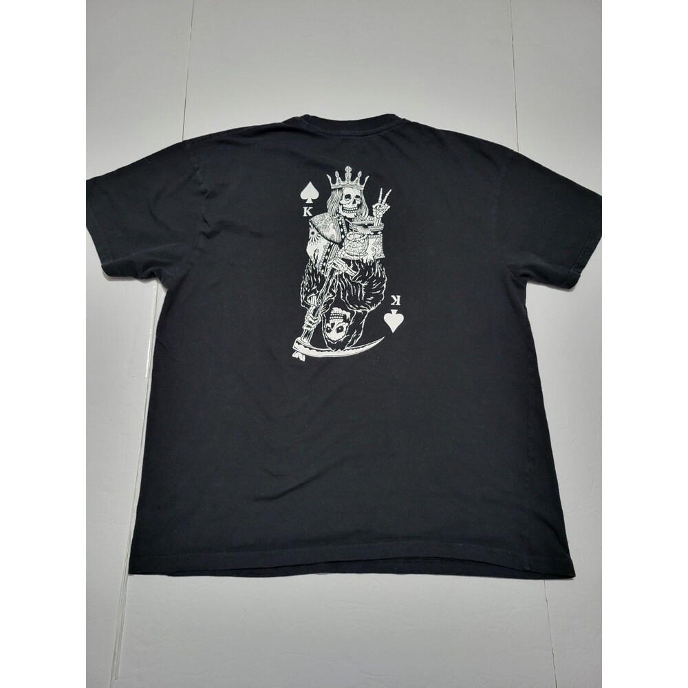(#20) Thirty Single King Of Spades Grim Reaper Black Graphic Tee Men’s Sz XL